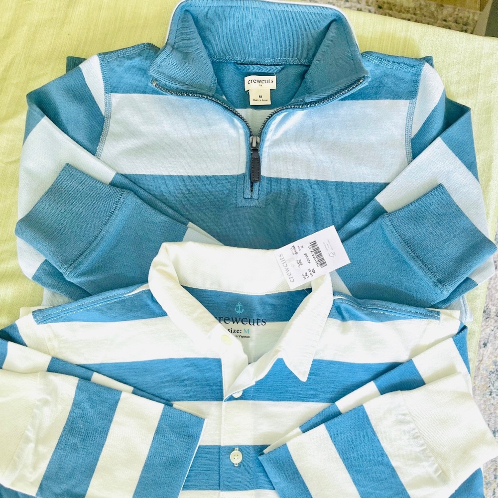 J Crew (Crewcuts) set of 2 boys shirts size Medium (10/12) NWT and NWOT